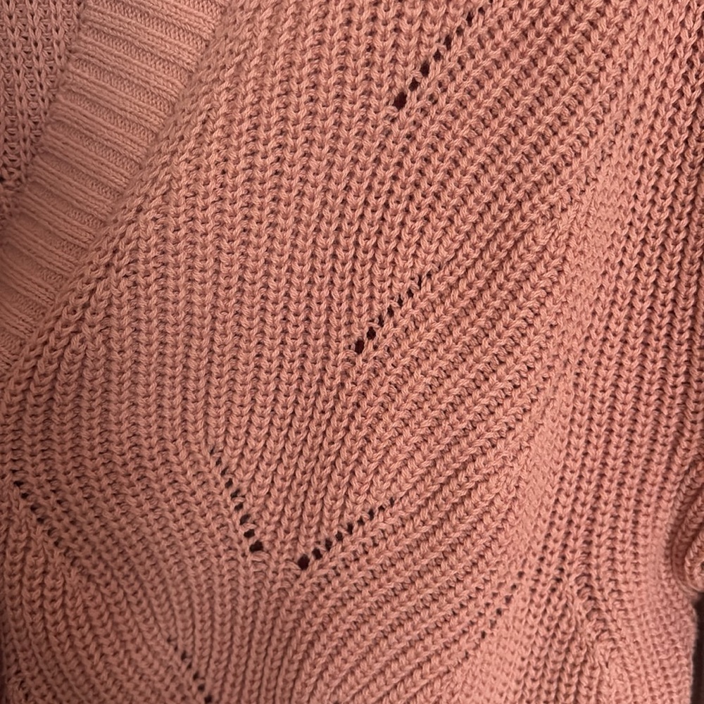 NEW LOFT Soft Pink Cardigan Sweater. Size M. - Picture 3 of 9